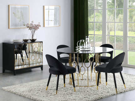 Arched Back Dining Chairs (Set of 2)