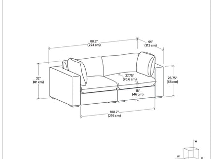 Jasmine - Handcrafted Sofa