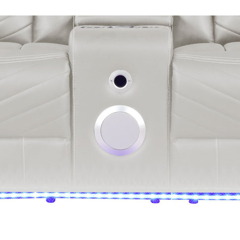 Challenger - LED Power Recliner Loveseat
