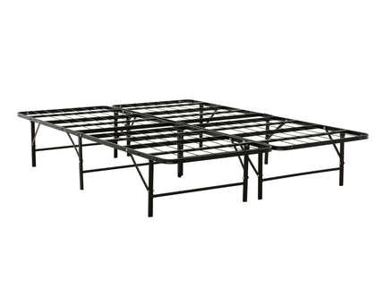 California King Size Bed Base, Mattress Foundation Bed Frame, Bedroom Furniture - Black