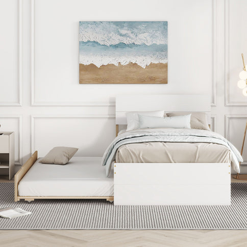 Modern Bed Frame With Headboard And Footboard