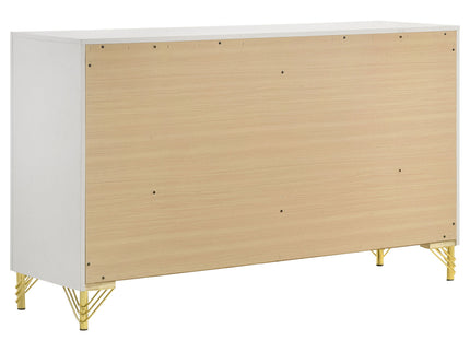 Chesney - 6 Drawer Bedroom Dresser - White