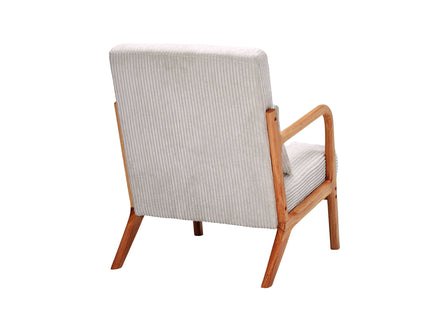 Accent Arm Chair With Pillow Upholstered