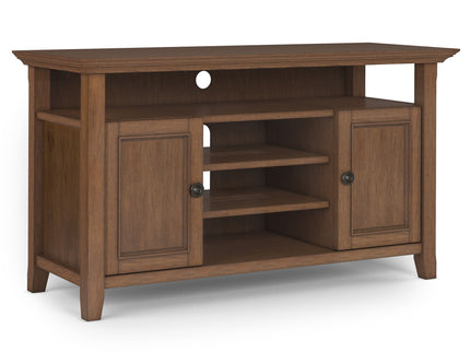 Amherst - TV Media Stand - Rustic Natural Aged Brown