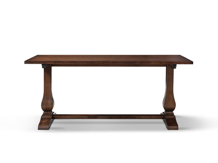 Whitmore - Trestle Dining Table - Dark Brown