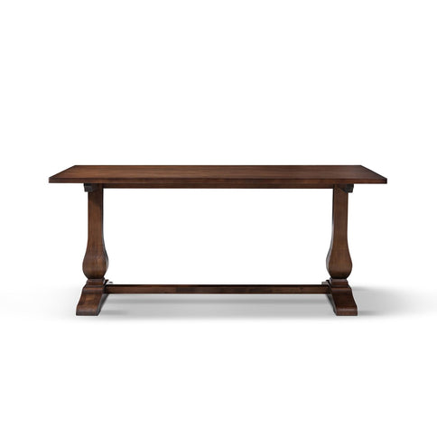Whitmore - Trestle Dining Table - Dark Brown