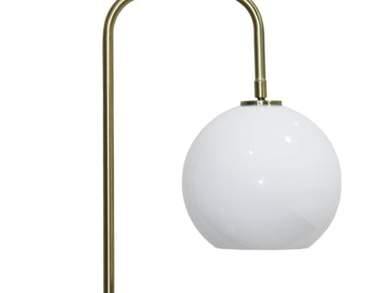Tall Corner Floor Lamp For Living Room - White