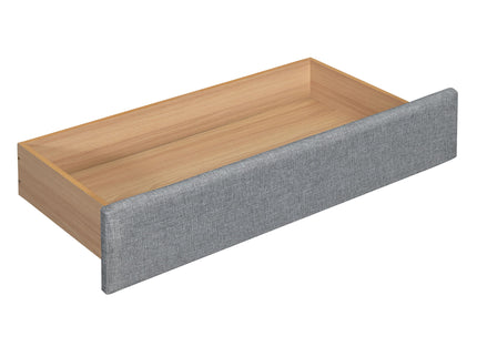 Upholstered Platform Bed With Reading Lights, Drawers, Trundle And Shelves