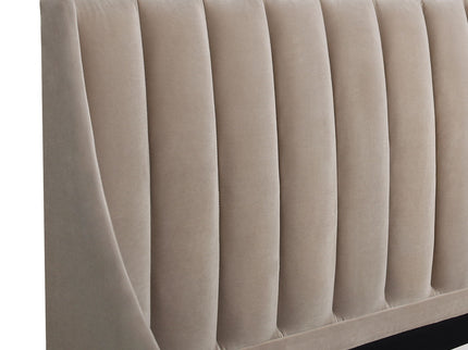 Aspen - Vertical Tufted Modern Headboard Platform Bed Set