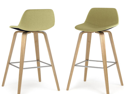 Randolph Bentwood - Upholstered Counter / Bar Height Stool (Set of 2)
