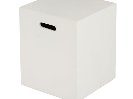Modern Tank Holder Side Table With Smooth Concrete Surface