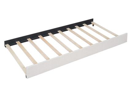 Upholstered Platform Bed With Drawers, Classic Headboard Design