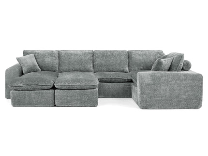 Sectional Sofa With Moveable Ottoman