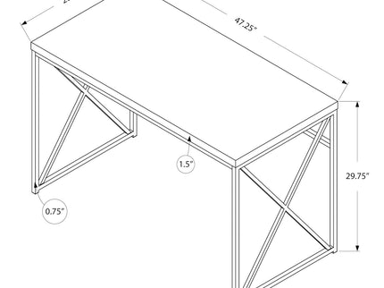 Computer Desk For Home Office, Laptop, Glossy Contemporary & Modern