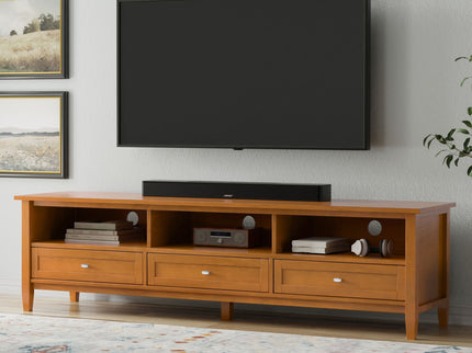 Warm Shaker - Handcrafted Low TV Media Stand