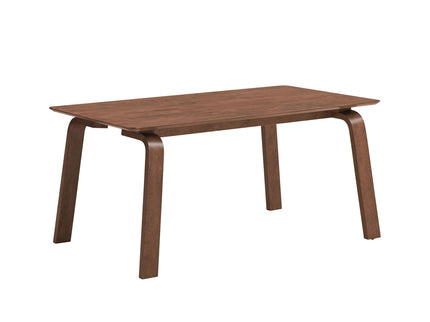 Ginny - 5 Piece With Side Chairs Dining Room Set - Walnut
