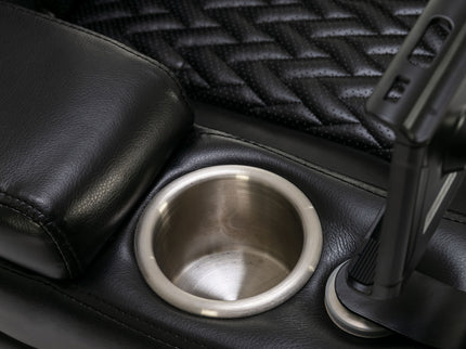 270 Degree Swivel Power Recliner With Tray Table, Phone Holder, Cup Holder, USB Port