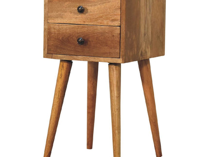 Mini 2 Drawer Nightstand