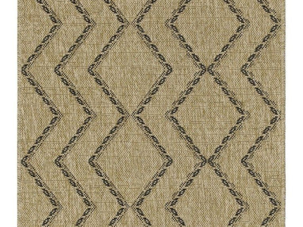 Earth - 5'3" X 7'3" Indoor, Outdoor Area Rug - Black, Natural