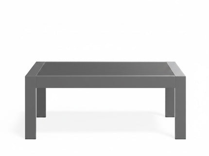 All-Weather Outdoor Coffee Table With Wood-Look Top