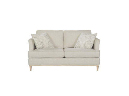 Loveseat With 2 Reversable Cushions And 2 Pillows - Off White