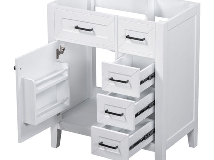 Modern Bathroom Vanity Base Only With Drawers, Freestanding Design