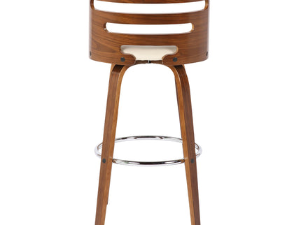 Cosini - Mid Century Modern Fixed Height Barstool With Swivel (Set of 2)
