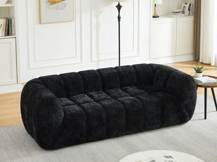 Modern Sofa With Piano Key Backrest