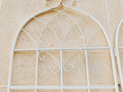 Metal Garden Rustproof Trellis For Climbing Plants Outdoor Flower Support