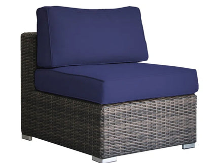Elegant Outdoor Rattan Wicker 6 Person Seating Group With Cushions