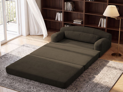 2 Seater Sofa Bed, Compact Foldable Floor Couch