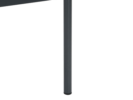 7 Piece Outdoor Dining Set With Table And 6 Chairs - Black / Gray / Teak