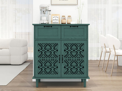 2 Door 2 Drawer Elegant Cabinet