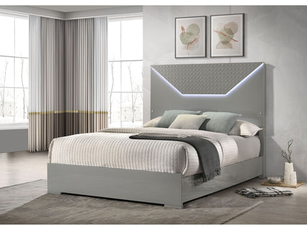 Pierce - Panel Bed LED Headboard