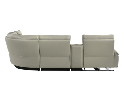 Jayke - Power Motion Sectional Sofa - Light Gray