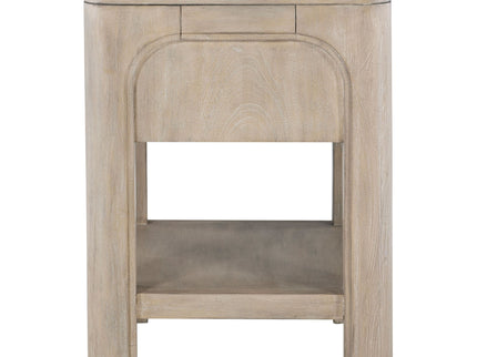 Flores - 1 Drawer Nightstand With Dual USB Ports - Mango Color