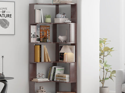 L-Shaped Corner Bookshelf