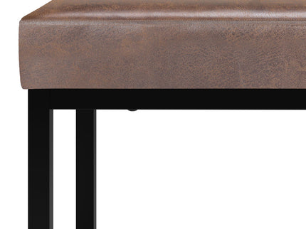 Reynolds - Small Bench - Distressed Chestnut Brown
