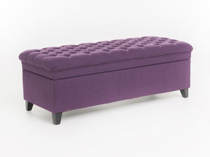 Juliana - Storage Ottoman With Birch Legs