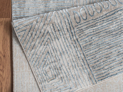 Elegance - 5'3" X 7'3" Area Rug - Blue