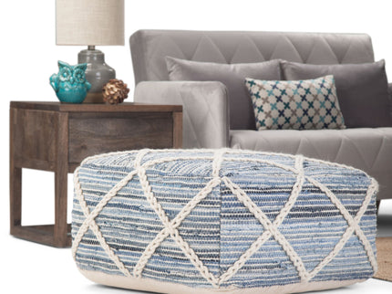 Cowan - Handcrafted Square Pouf