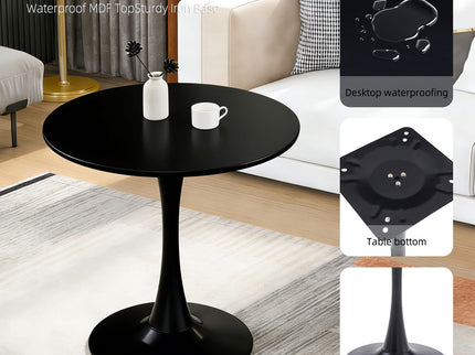 Round Dining Table With Tulip Style Base