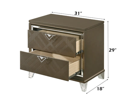 Skylar - Nightstand - Champagne