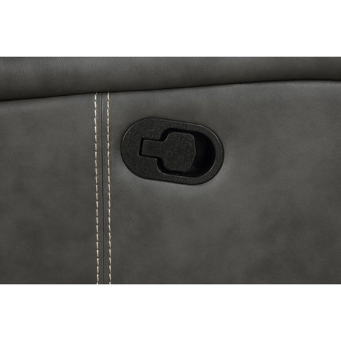 Forrest - Motion Reclining Sofa Comfort With Elegant Tufting And Wide Track Arms - Gray