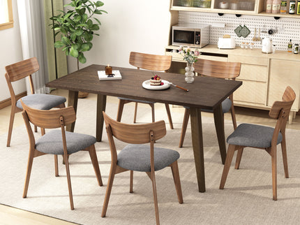 Mid Century Upholstered Dining Chairs (Set of 2)