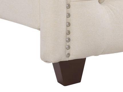 Marcella - Upholstered Shelter Headboard Bed Set