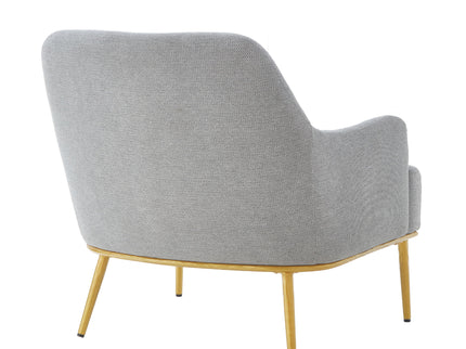 Modern Elegance Accent Chair With Curved Backrest