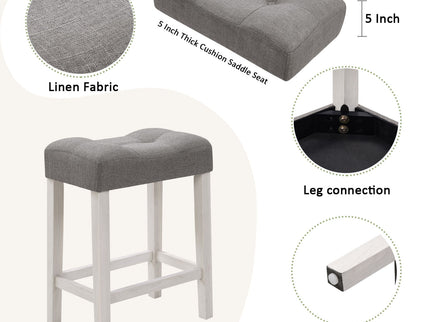 4 Piece Bar Table Set With Power Outlet
