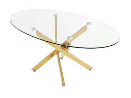 Oval Coffee Table For Living Room - Gold