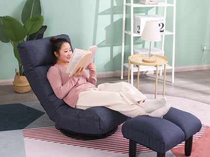Adjustable Japanese Reclining Floor Chair Sofa With Metal Frame For Living Room